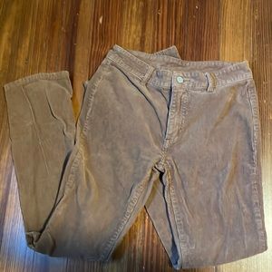Brandy Melville / John Galt Brown Corduroy Low Rise Flare Jeans